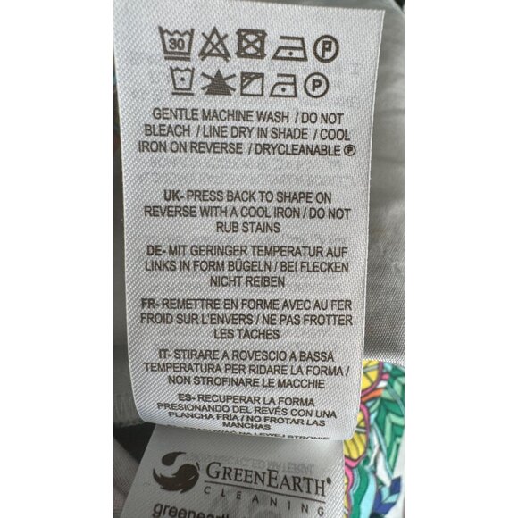 Boden Size 4 Floral Botanical Shorts  Elastic Waist Cotton Blend - Picture 14 of 14